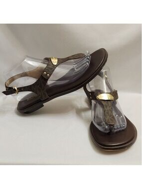 Michael Kors MK Plate Thong Sandals (W Size 8.5)